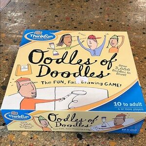 Think! Oodles of Doodles Drawing Game - Yellow Box